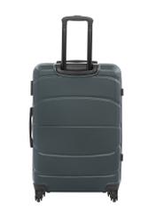 Large suitcase on wheels WALAB-0077-8C-28(W26), product view from the back on a white background.