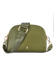 Small women's handbag khaki TOREC-0036E-55(Z25), product view front on white background.-02