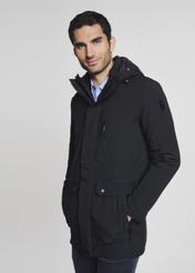 Men's autumn jacket with hood KURMT-0211-99(Z21)-03