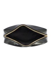 Black women's handbag TOREC-0003J-98(Z25), product view from the inside on a white background.