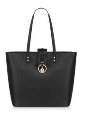 Black women's shopper bag TOREC-0937A-99(W25)-01