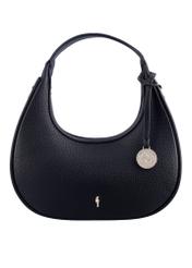 Black small shoulder bag TOREC-1319-9I(Z26), front product view on white background.