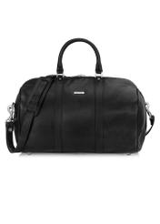 Black leather men's travel bag TB-250-99(KS)-01