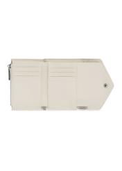 Small cream women's wallet POREC-0414-12(W25)-04