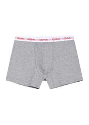 Three-pack of colorful men's boxer shorts ZESMB-0001A-15(KS), front product view on white background.