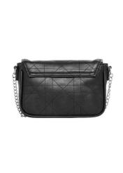 Black small messenger bag TOREC-1254-9P(Z26), back view of the product on a white background.