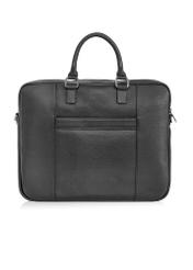 Black leather men's bag TORMS-0456-99(W25)-04