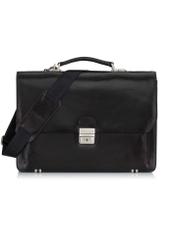 Dark brown leather briefcase VB-200A-90(KS)-01