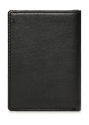 Men's leather small wallet PORMS-0628A-98(Z25), product view from the back on a white background.