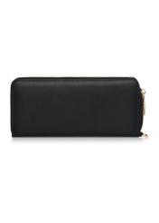 Large black women's wallet with handle POREC-0394-99(Z24)-02