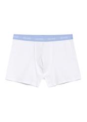 Three-pack of colorful men's boxer shorts ZESMB-0010-00(W26), view of the third pair of the product from the front on a white background.