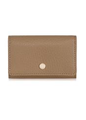 Leather beige women's key case PORES-0894-81(Z23)-01