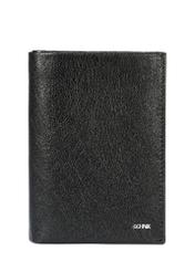 Black leather foldable men's wallet PORMS-0646-99(W25)