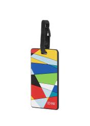 Luggage tag AW-012-0005-15(W25), diagonal view of the product without packaging on a white background.