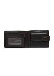 Leather clasp brown men's wallet PORMS-0553-89(W24)-04