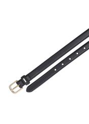 Black leather women's belt PASDS-0300-99(Z26)