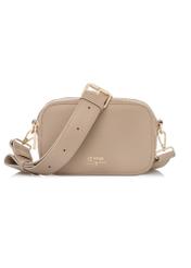 Beige small women's handbag TOREC-1172-1B(W26), front product view on white background.