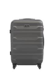 Medium suitcase on wheels WALAB-0067-9B-24(W26), front product view on white background.