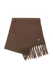 Brown women's winter scarf SZADT-0186-82(Z24)-02