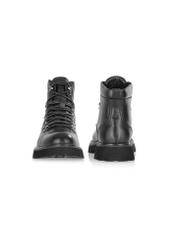 Black leather men's boots BUTYM-0467-99(Z24) pic. 1