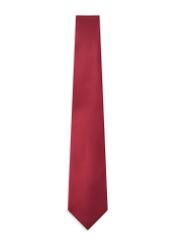 Burgundy men's tie KRAMT-0007-49(Z25)