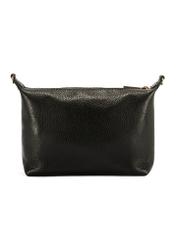 Black compact women's handbag TORES-0981D-99(Z25), product view from the back on a white background.
