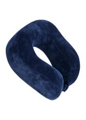 Navy blue travel bolster AW-003-0004-69(W24)-03