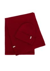 Red women's scarf SZADT-0177-42(Z24)-03