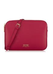 Fuchsia three-chambered women's handbag TOREC-0205C-65(W24)-01