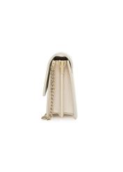 Cream women's handbag with monogram TOREC-0536B-12(W25)-04
