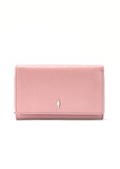Pink leather medium women's wallet PORES-0801F-31(W25)