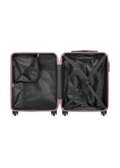 Small suitcase on wheels WALAB-0081-5X-19(W26), product view inside on white background.