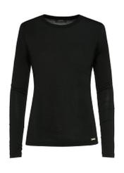 Black women's longsleeve LSLDT-0045-99(Z24)-01