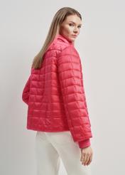 Women's quilted pink insulated jacket KURDT-0496-31(W24)-02