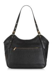 Black leather large women's handbag TORES-1042-99(Z24)-04