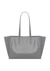 Graphite leather women's handbag TORES-1435-9D(Z26) - front product view, on a white background.