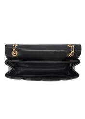 Black women's messenger bag TOREC-1107-99(Z25), product view from above on a white background.