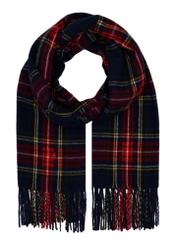 Men's hat and scarf set ZESTM-0007-4P(Z26), front view of the scarf on a white background.