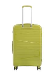 Large suitcase on wheels WALPP-0028-8G-28(W26), product view from the back on a white background.