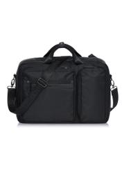 Black men's 2-in-1 backpack and travel bag TORMN-0310-99(W24)-05