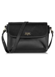 Black leather women's postbag TORES-1008-99(W24)-01