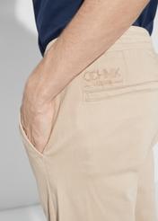 Beige men's joggers SPOMT-0088-81(W23)-03