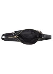 Black women's handbag with pocket TOREC-0773A-99(W24)-05