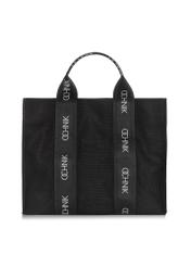 Black women's tote bag TOREN-0288A-99(W25)-04