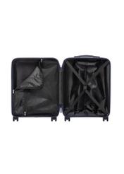 Small suitcase on wheels WALPP-0026-7D-19(W26), product view inside on white background.
