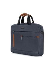 Grey men's briefcase with laptop pocket TORMN-0320-91(W24)-02