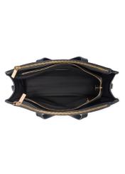 Black women's imitation leather bag TOREC-1143-99(W26), product view inside on white background.