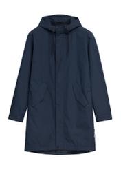 Men's navy blue transitional jacket KURMT-0425-7D(Z26), front product view on white background.