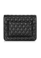 Women's quilted leather mailbag TORES-0907-99(W23)-04