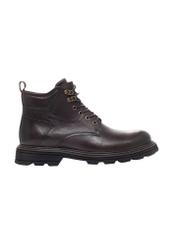 Men's dark brown leather Chelsea boots BUTYM-0558-1I(Z26), side view of the product on a white background.